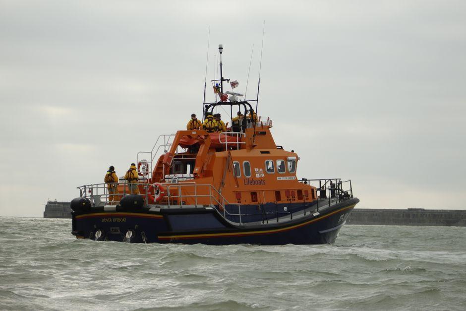 More than 150 migrants rescued after boat catches fire in Channel
