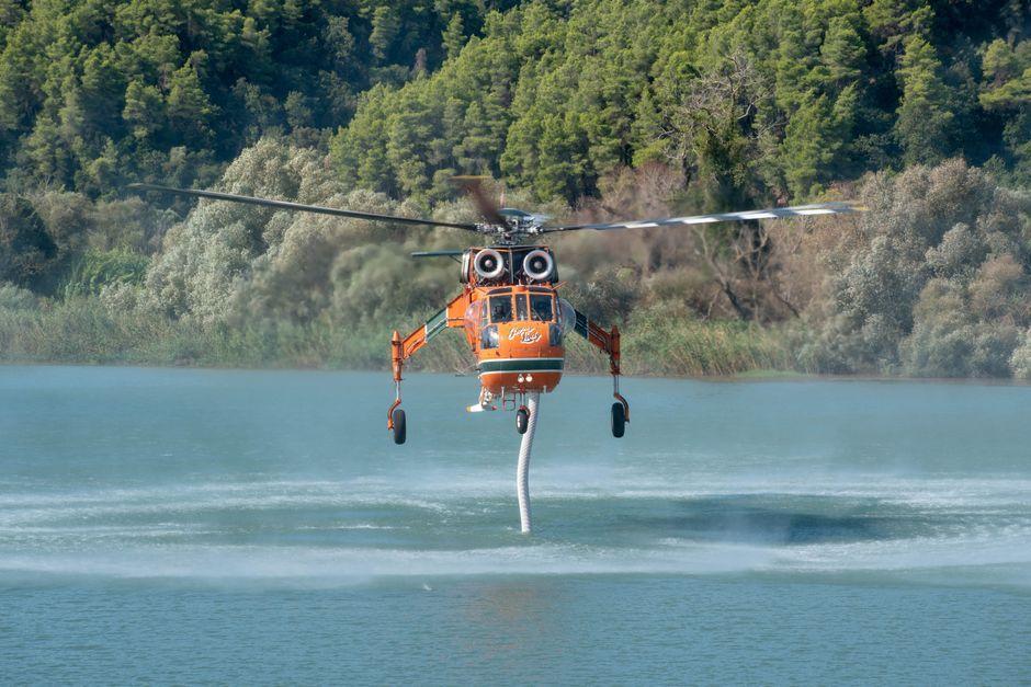 Two crew killed as British pilot survives after firefighting helicopters collide in Greece