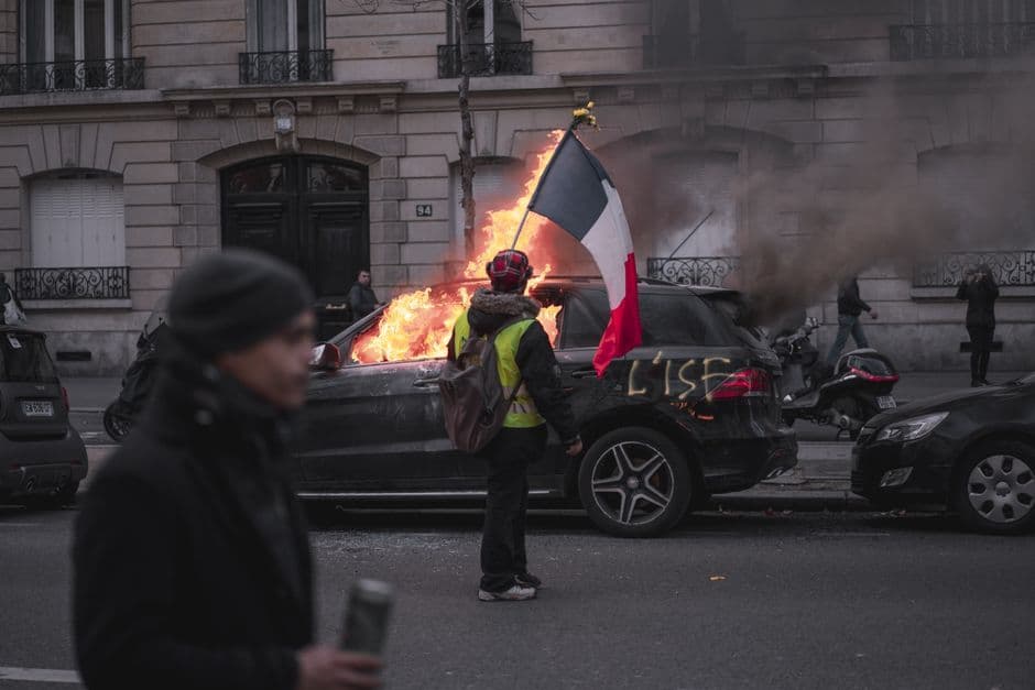 France Education Protests: Riot Police Clash With Students