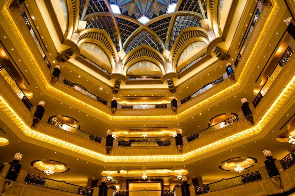 falwa restaurant in abu dhabi translates arabian equestrian heritage into fluid architecture