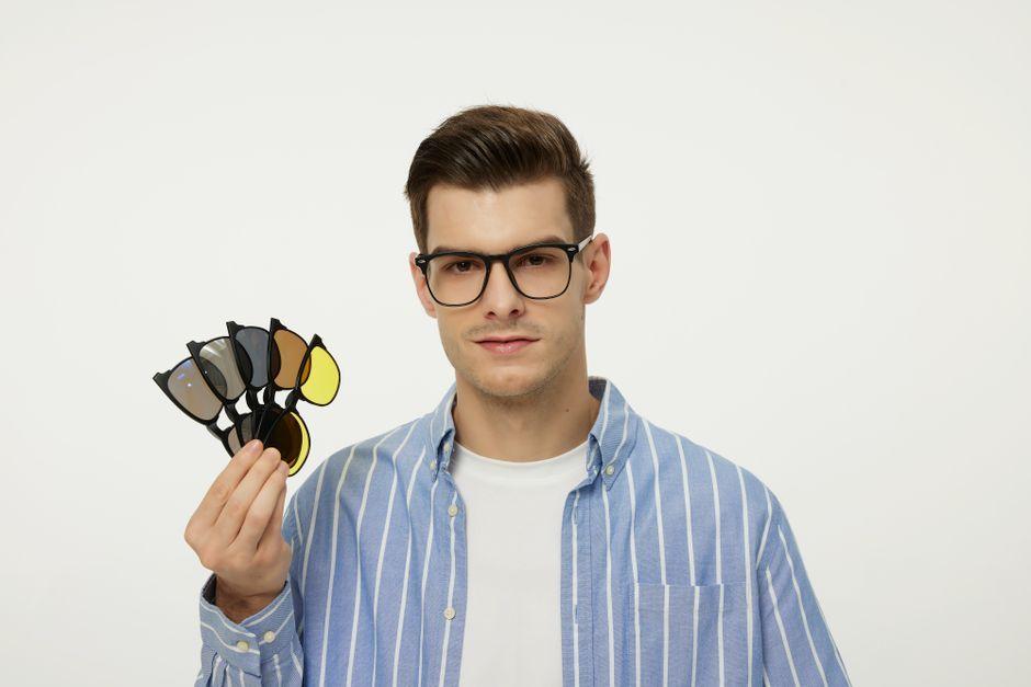sutyo’s form-first smart sunglasses shift lens color with a single swipe